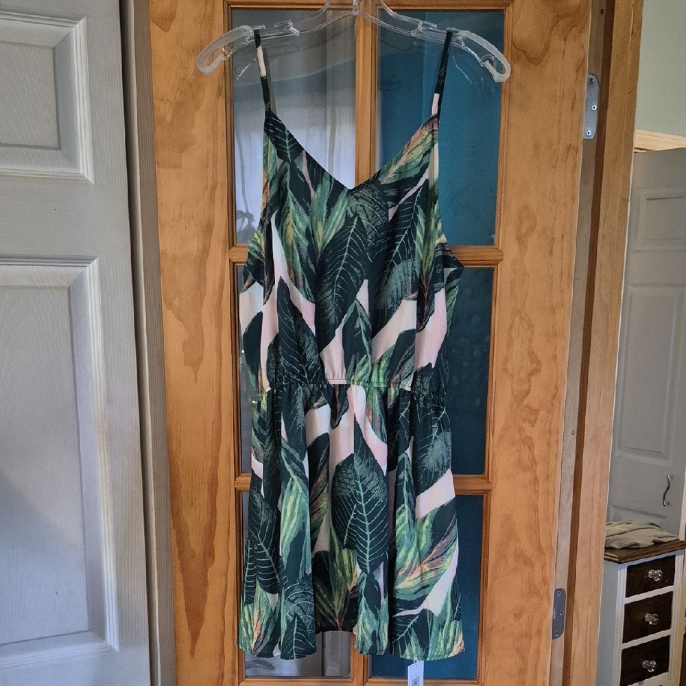 Cupshe Tropical Leaf Print Coverup